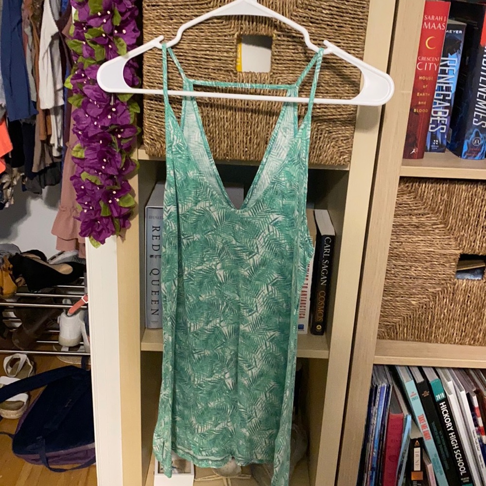 Float floral tank top